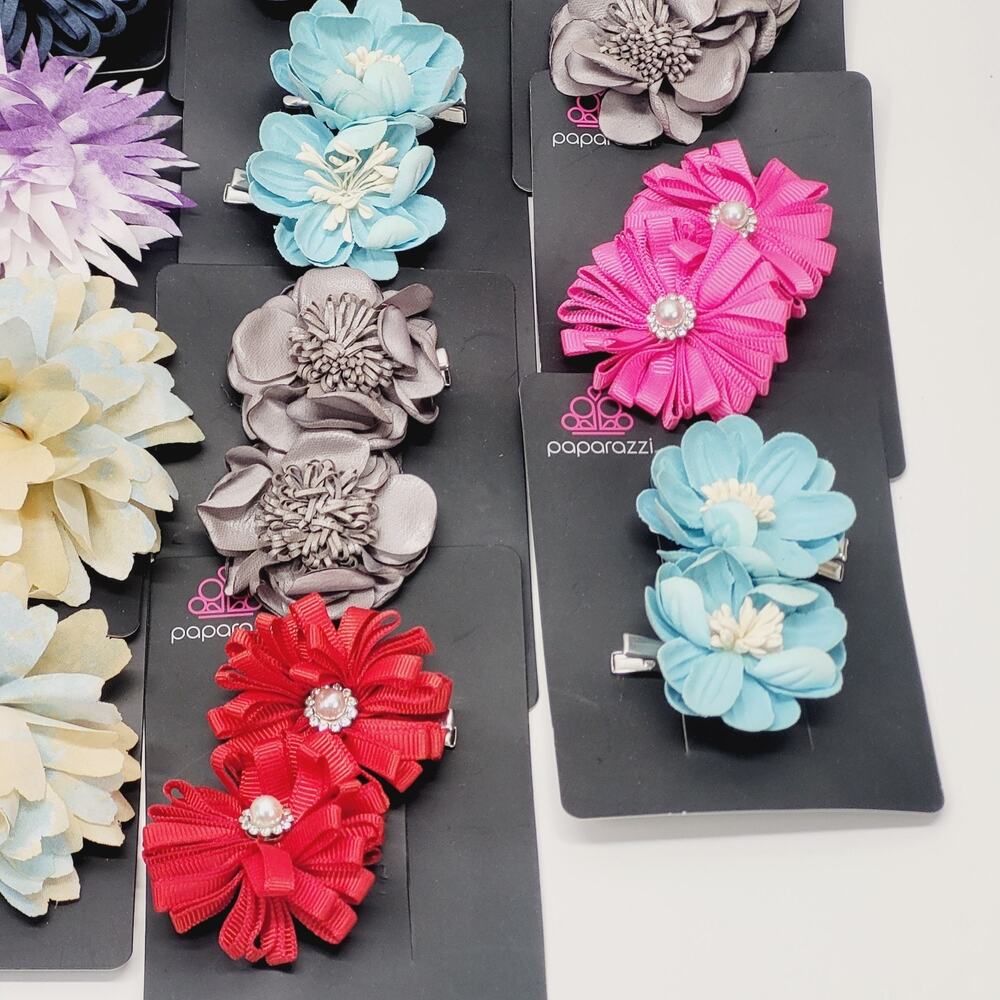 Paparazzi Mixed Hair Clips Lot of 31 New Variety of Colors And Styles - Picture 3 of 7